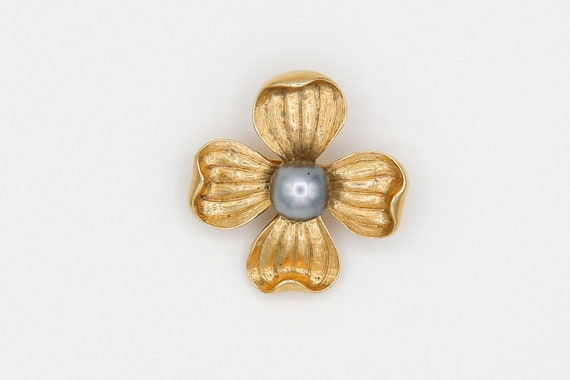 1981 Sarah Coventry "Misty Morning" Pin Brooch Pendant Gold Tone RARE Vintage 80s