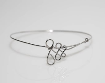 Silver Triple Loop Bracelet