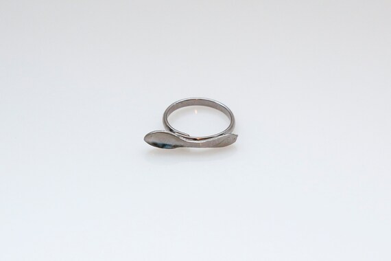 Vintage Silver Tone Spoon Ring NOS Cute Silverware