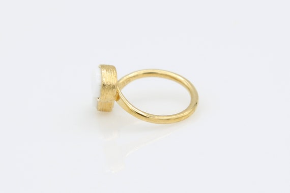 Vintage Sarah Coventry "Duo Fashion" Ring 1978 Go… - image 2