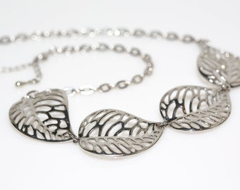 Leaf Statement Necklace