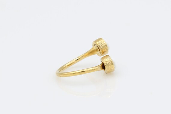 Vintage Sarah Coventry "Duo Fashion" Ring 1978 Go… - image 3