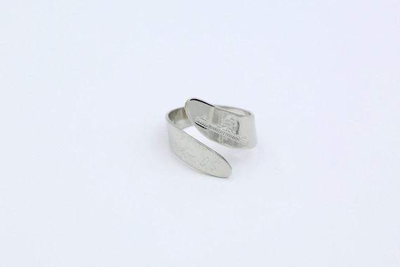 Vintage Washington DC Souvenir Ring - Vintage NOS Silver Tone Engraved