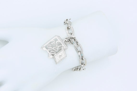 Vintage Sarah Coventry 25K SALES AWARD Bracelet Chain Charm Safe Silver Tone RARE 25000 Dollar