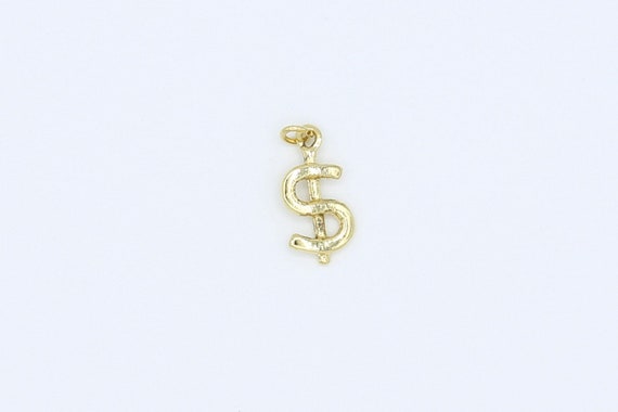 Vintage Sarah Coventry DOLLAR SIGN Sales Award Charm Gold Tone Rare