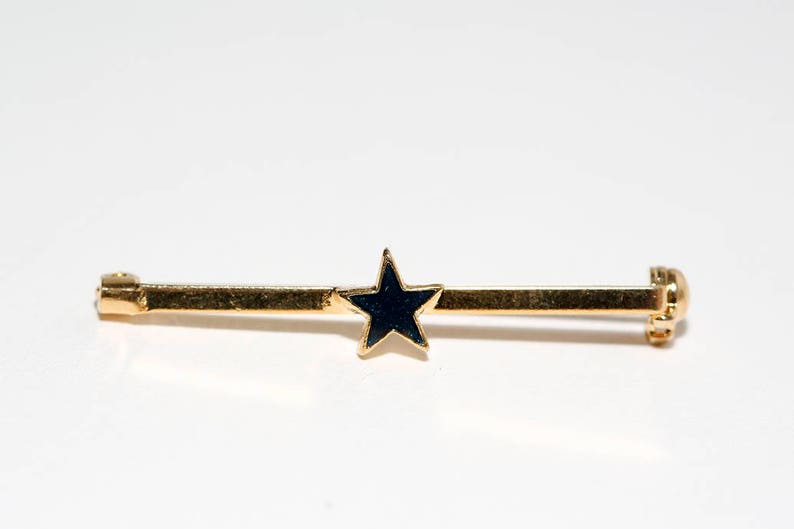 Vintage Enameled Bar Pins Etsy