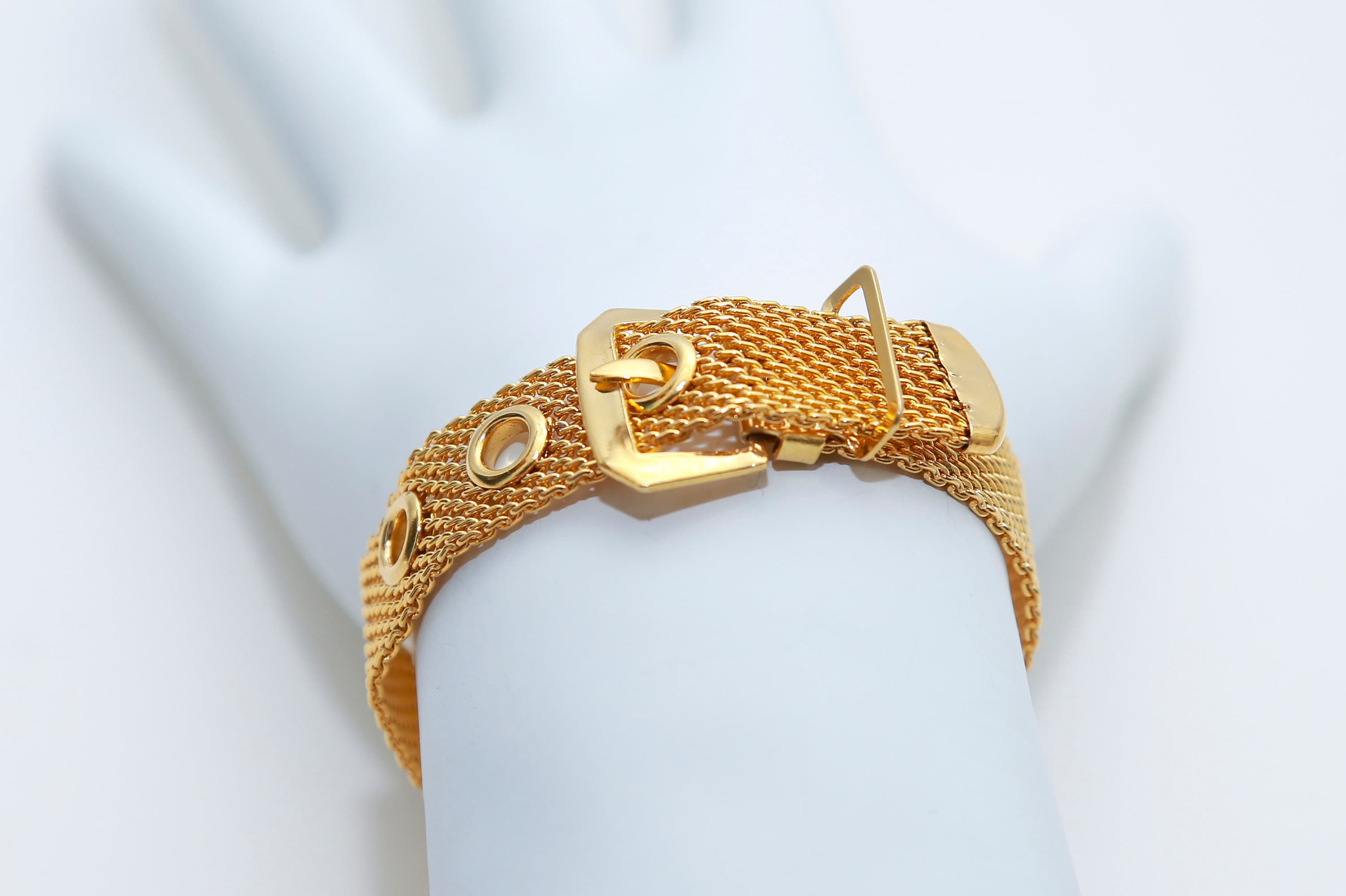 Gold Belt Bracelet Vintage