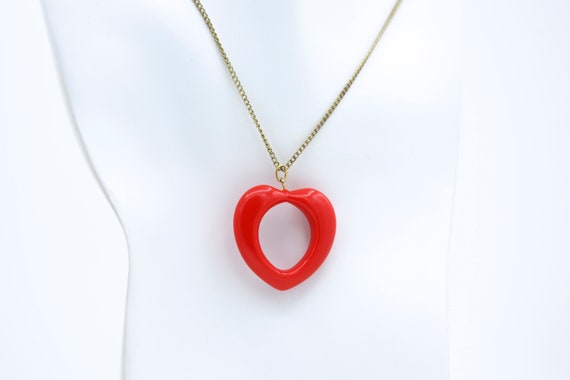 Colorful Hearts Necklaces – Vintage NOS - image 3