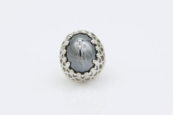 Vintage Sarah Coventry "Images" Ring 1973 Silver Statement RARE