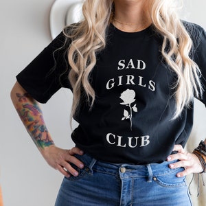Sad Girl Bestfriends Shirt, Best Friend BFF Shirt, Emo Girlfriend Gift Idea, Best Friends Shirt, Goth Gift Idea, Gift for Girls, Emo Shirt Black