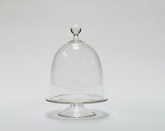 Little Covered Dish, Hand Blown Glass