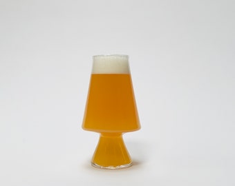 Hand Blown IPA Glass, Clear, 18oz.