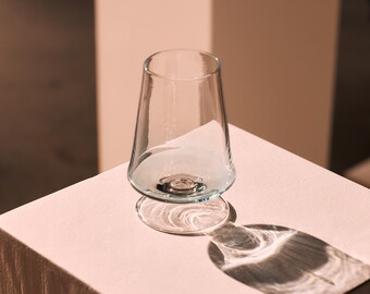 Craft Beer Glass with Blown Foot