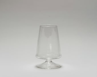 Craft Beer Glass with Blown Foot, Clear, Free Shipping, 13oz.