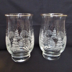 80s Frosted Glasses - Etsy