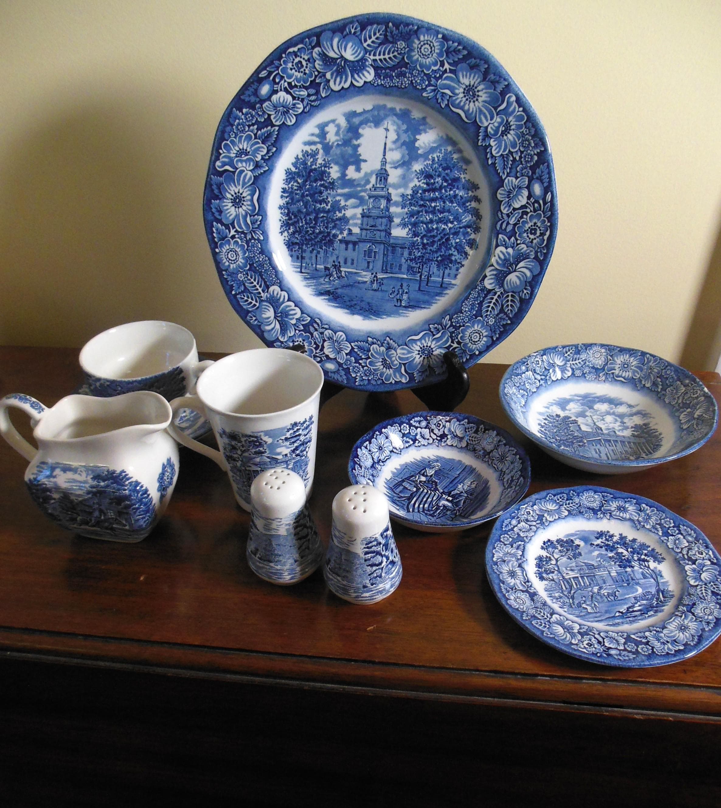Vintage Liberty Blue Dishes - Etsy
