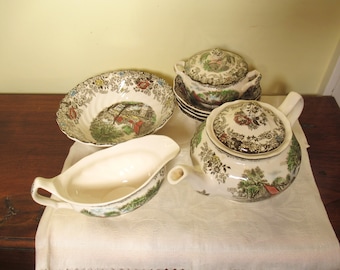 Johnson Brothers Mill Stream Dinnerware Brown Multi-Colors Assorted Pieces You Choose