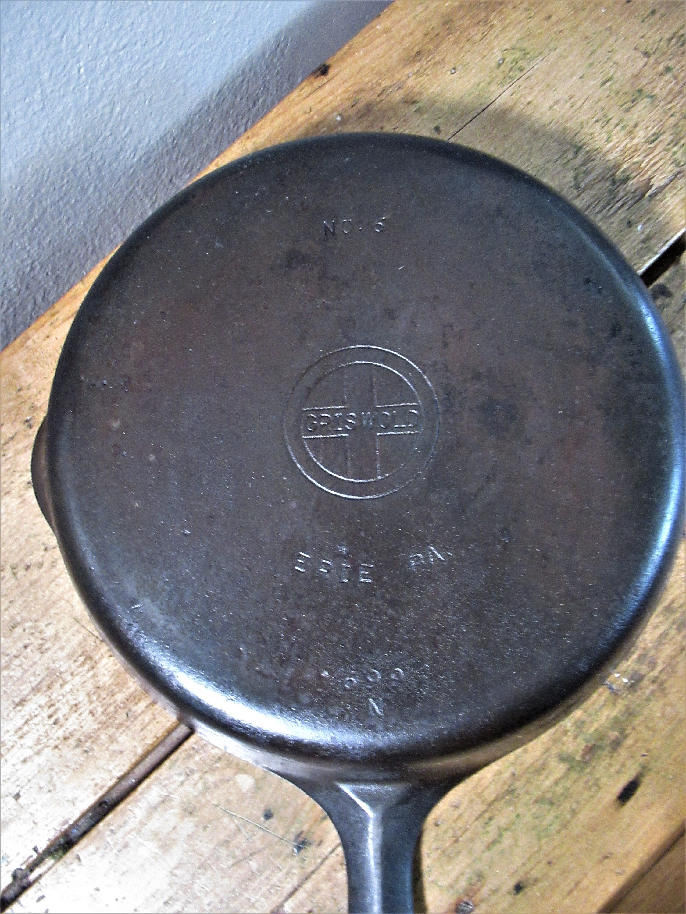 Rare AB&I 15 Cast Iron Milled Bottom Skillet 