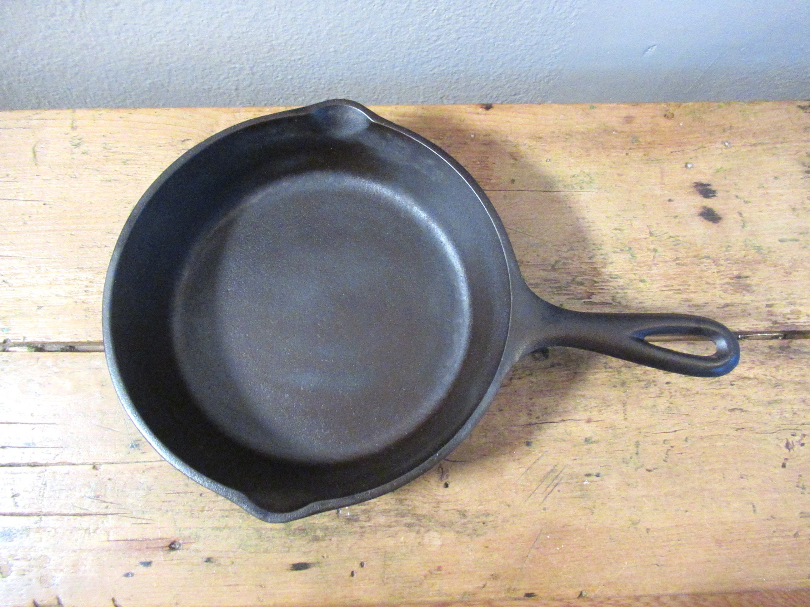 Vintage LODGE #3 SK D Unmarked 6” CAST IRON Skillet 3 Notch MADE IN USA