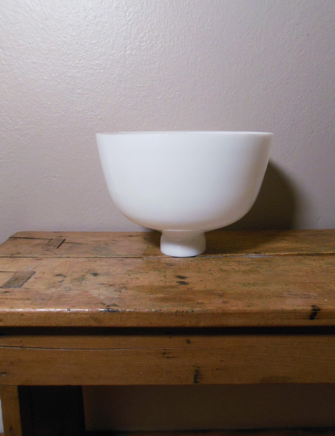 Glass Torchiere Diffuser Art Deco Torchiere Milk Glass Lamp Shade: Dome Shape Reflector Diffuser ...