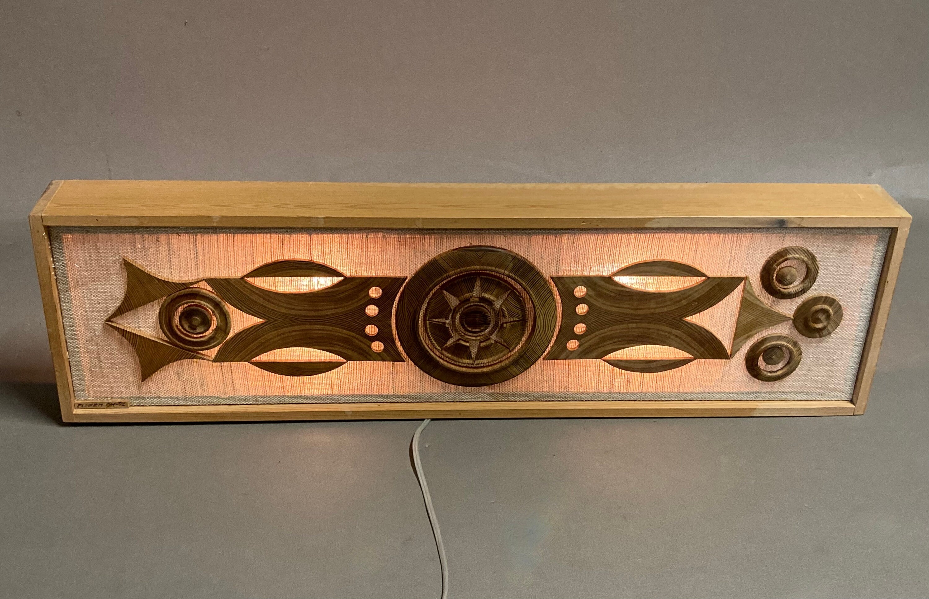 Grande Applique Scandinave Design 1950.