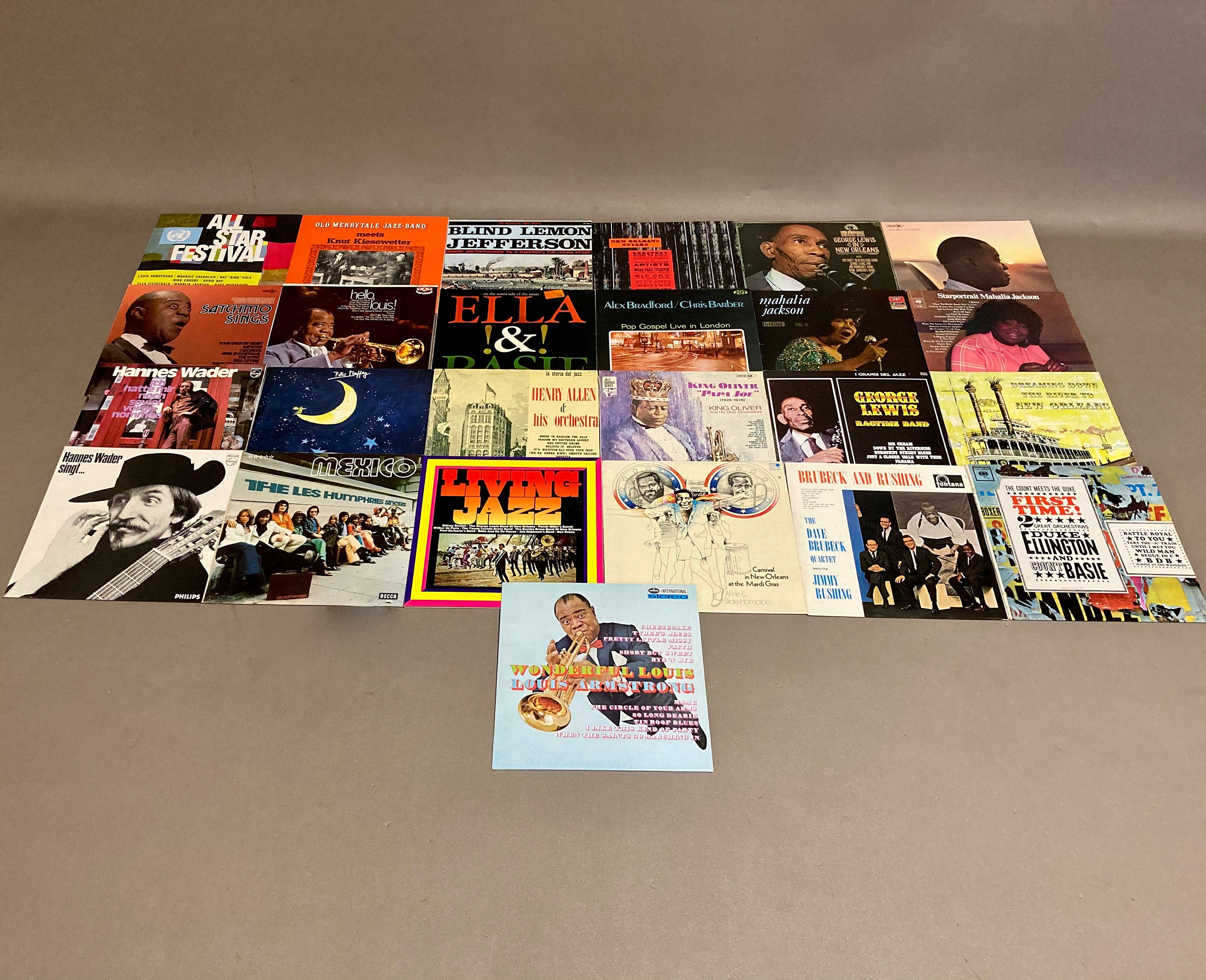 Ensemble de 25 Vynils Jazz.