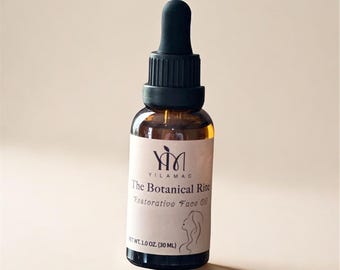 Restorative Face Oil: Organic Jojoba, Prickly Pear, Pomegranate, Frankincense, Sandalwood, Rose, Neroli Blend