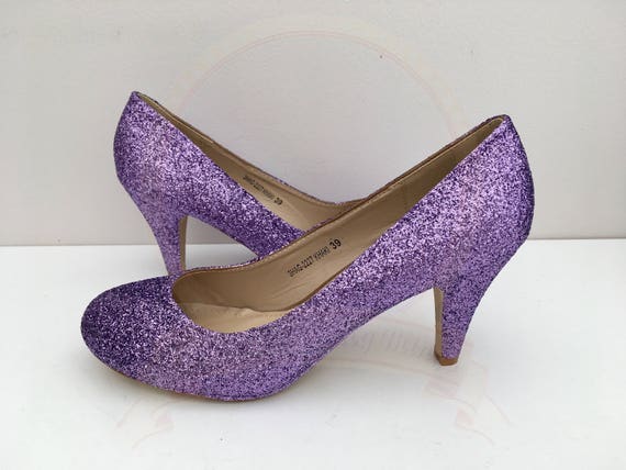 lavender sparkly heels