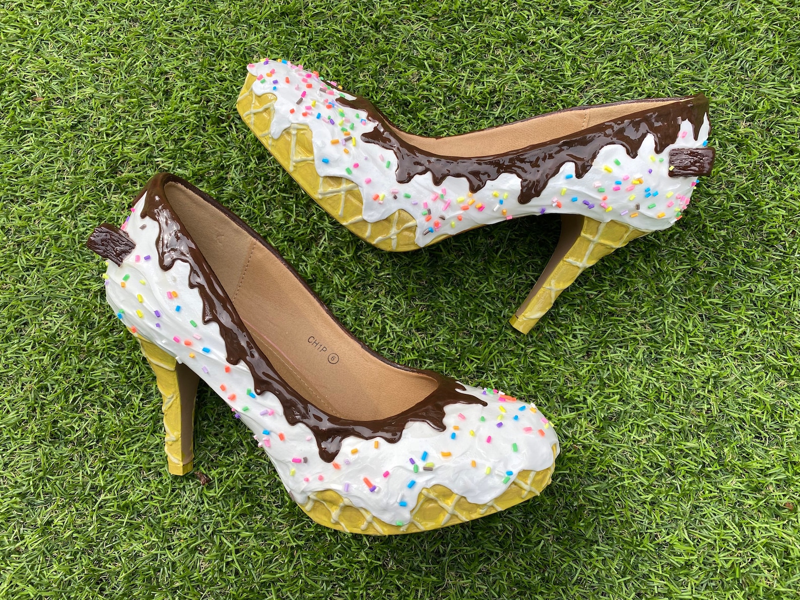 Icecream Heels, Sculpted Icecream Shoes, 99 Flake Heels, Sundae Shoes