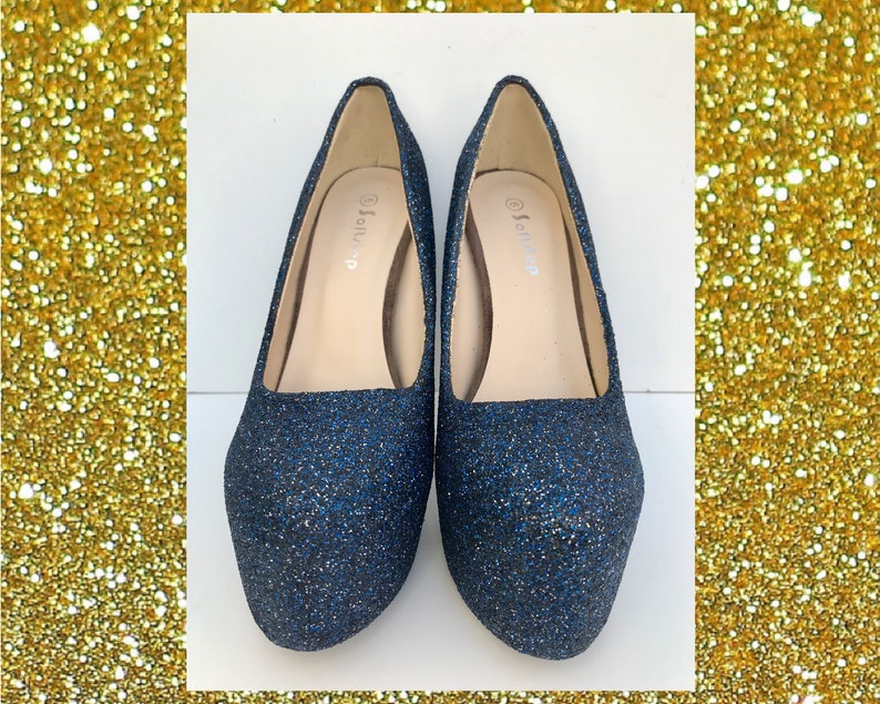 custom glitter shoes