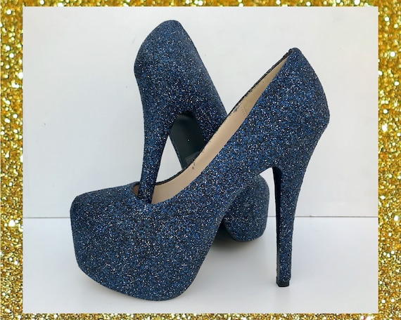 custom glitter shoes