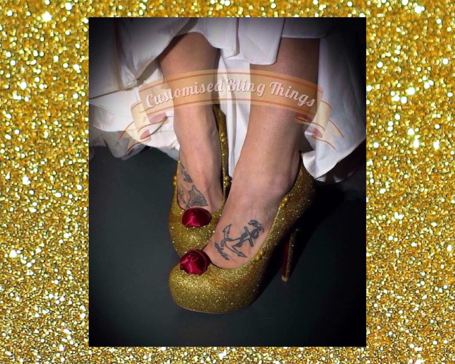 Beauty and the Beast Wedding Shoes Fairytale Wedding Shoes Etsy