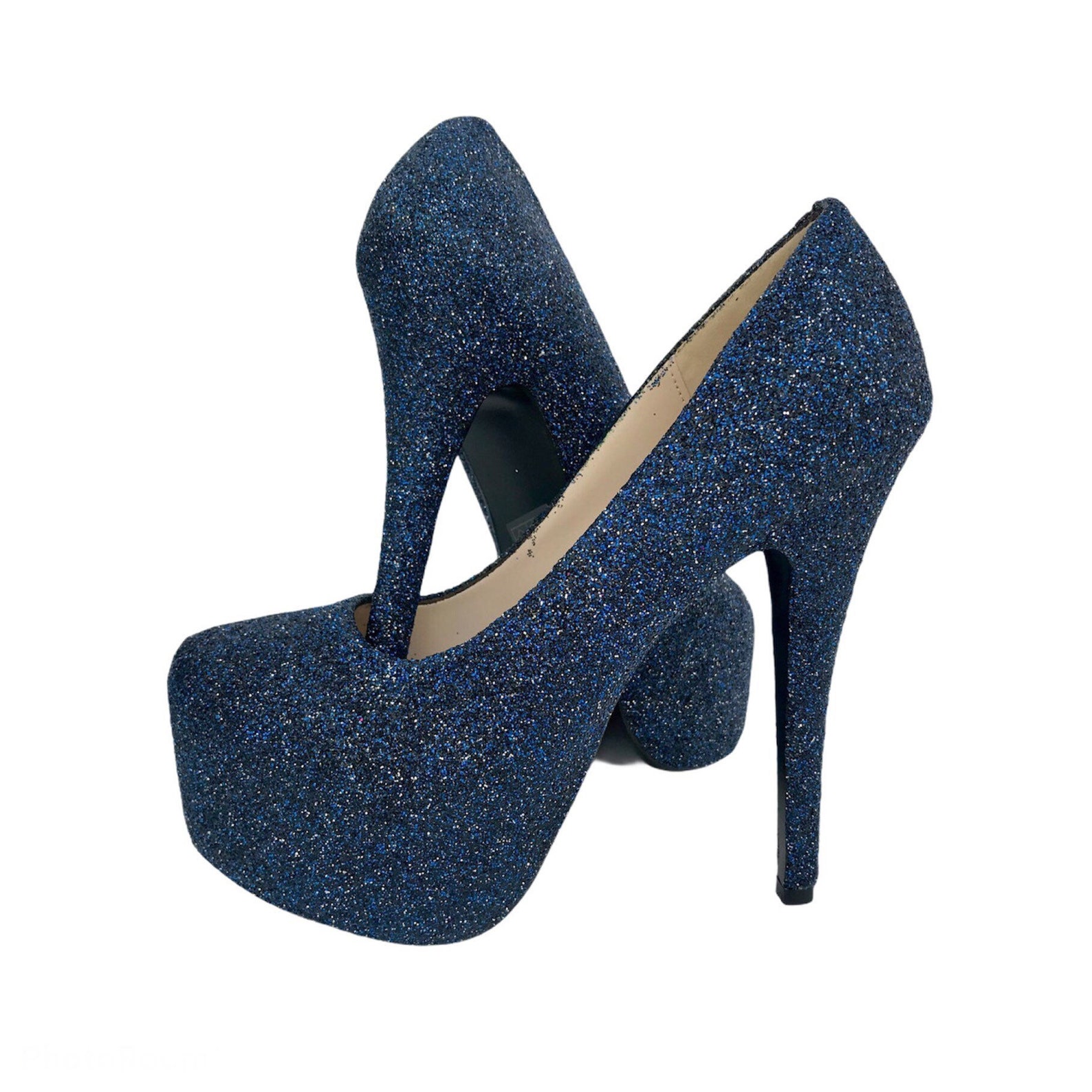 custom glitter shoes