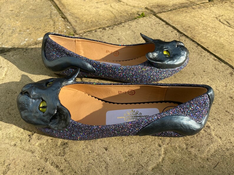 Sculpted Cat Flats Sculpted Cat Shoes Custom Pet Shoes 3D Etsy