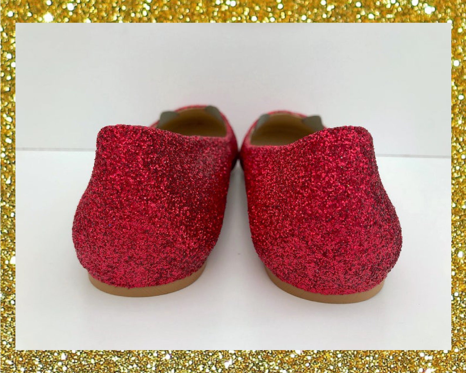 Cat Glitter Flats Cat Flat Shoes Glitter Cat Shoe Red Etsy