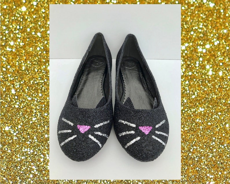 black glitter shoes womens