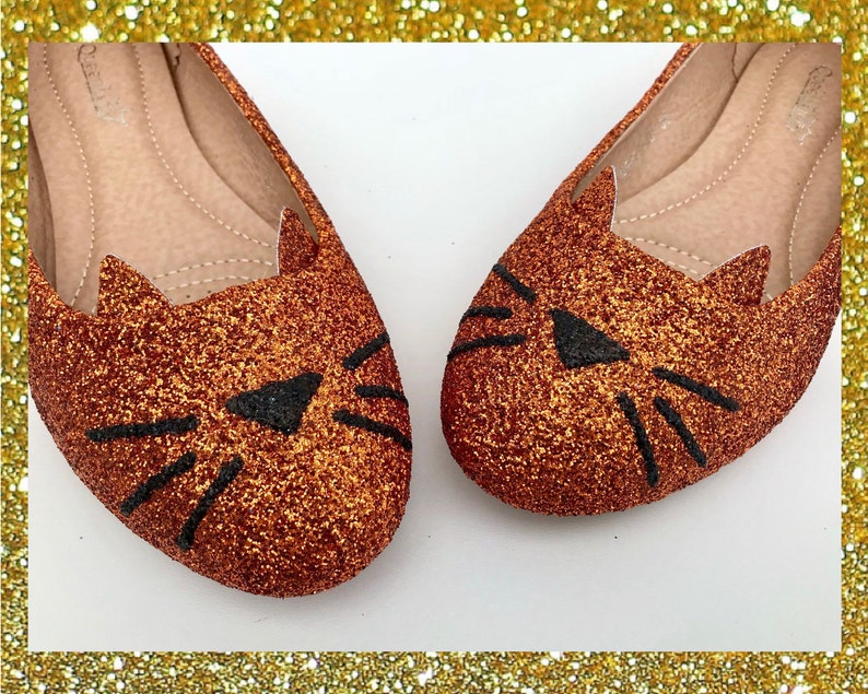 kitty ballet flats