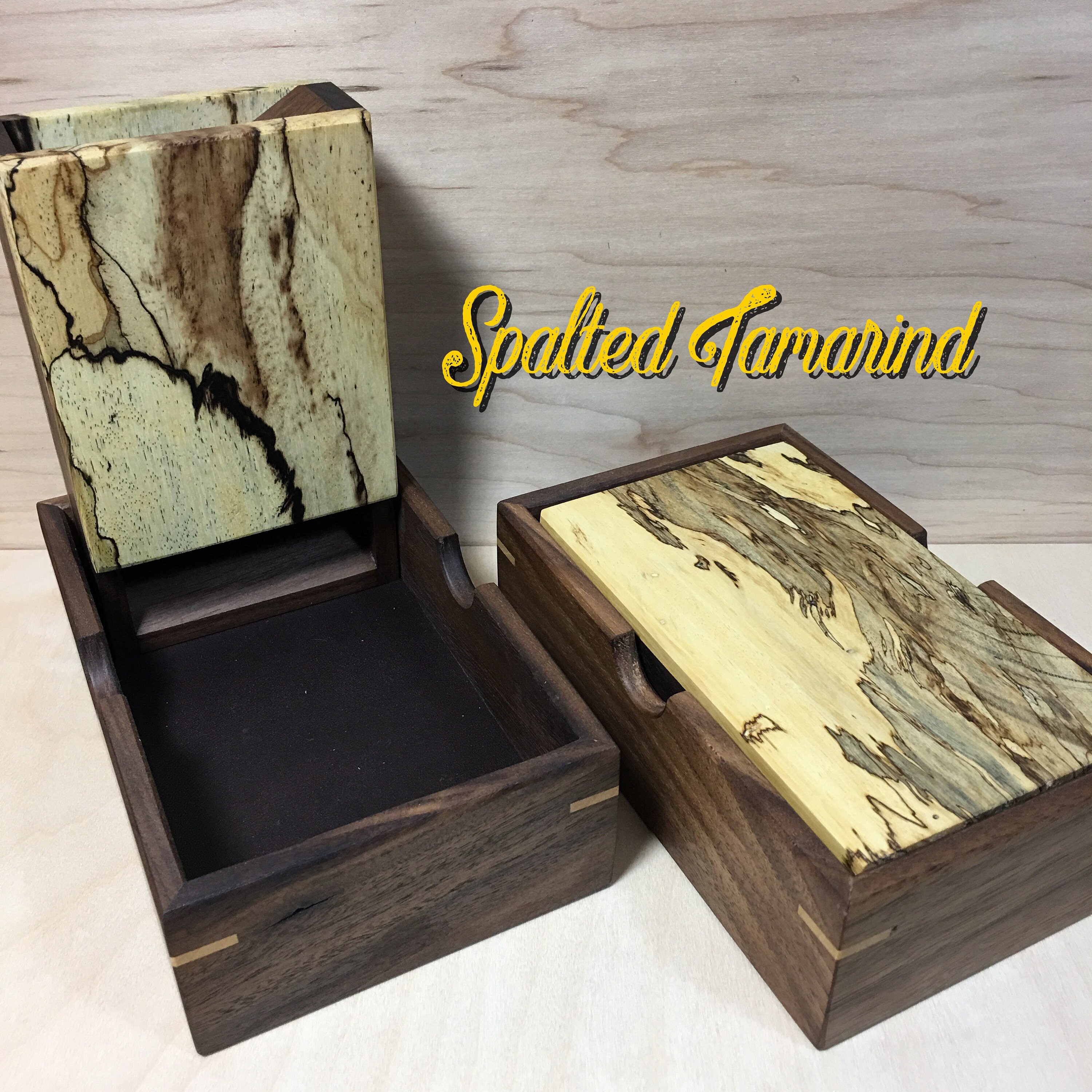 Hardwood dice rolling tower — nerd wood designs