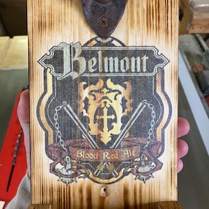 Castlevania themed wall mounted bottle opener: Belmont