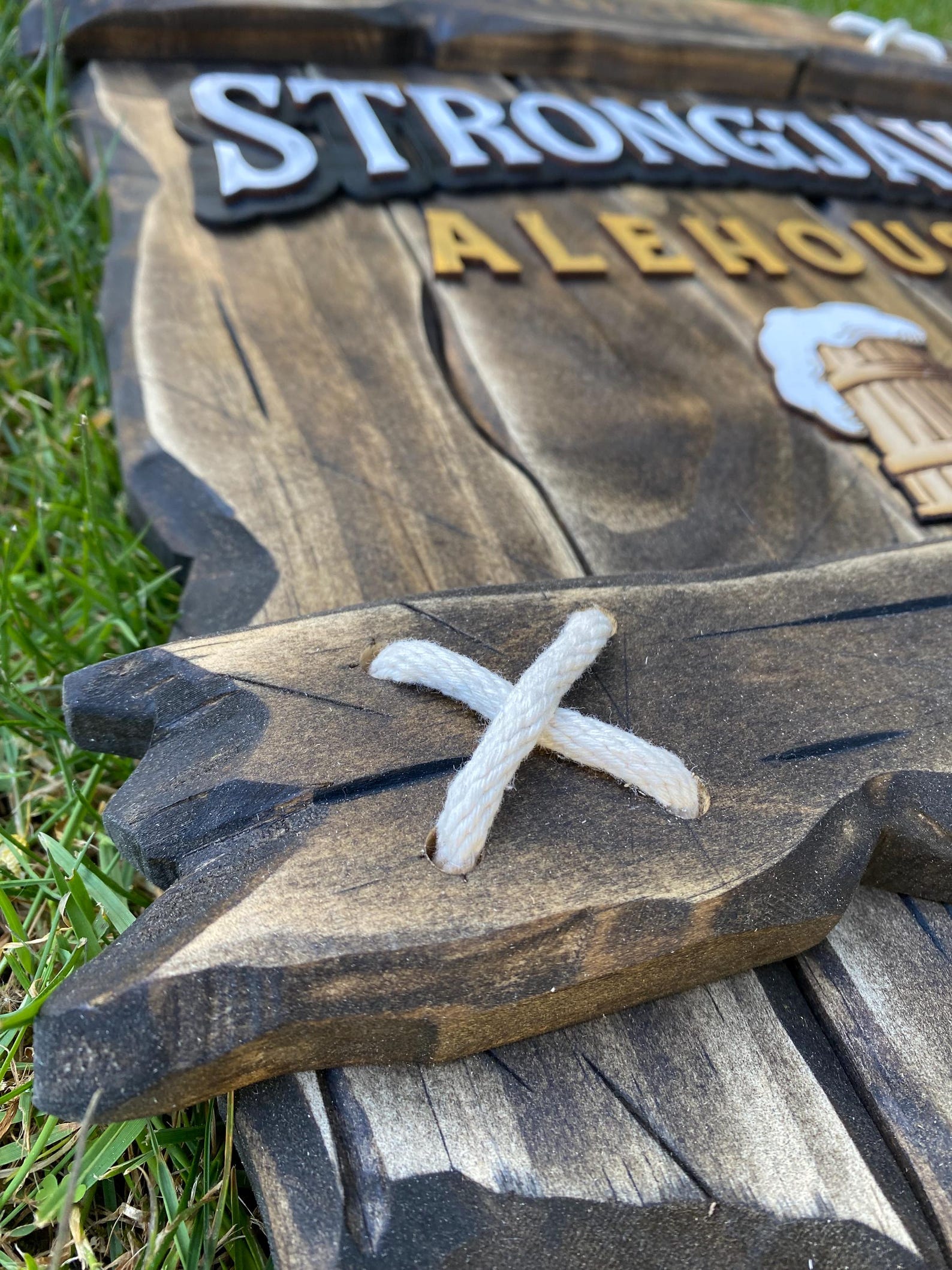 Grog Sign Strongjaw Alehouse Wood Sign | Crit Role Grog - Etsy