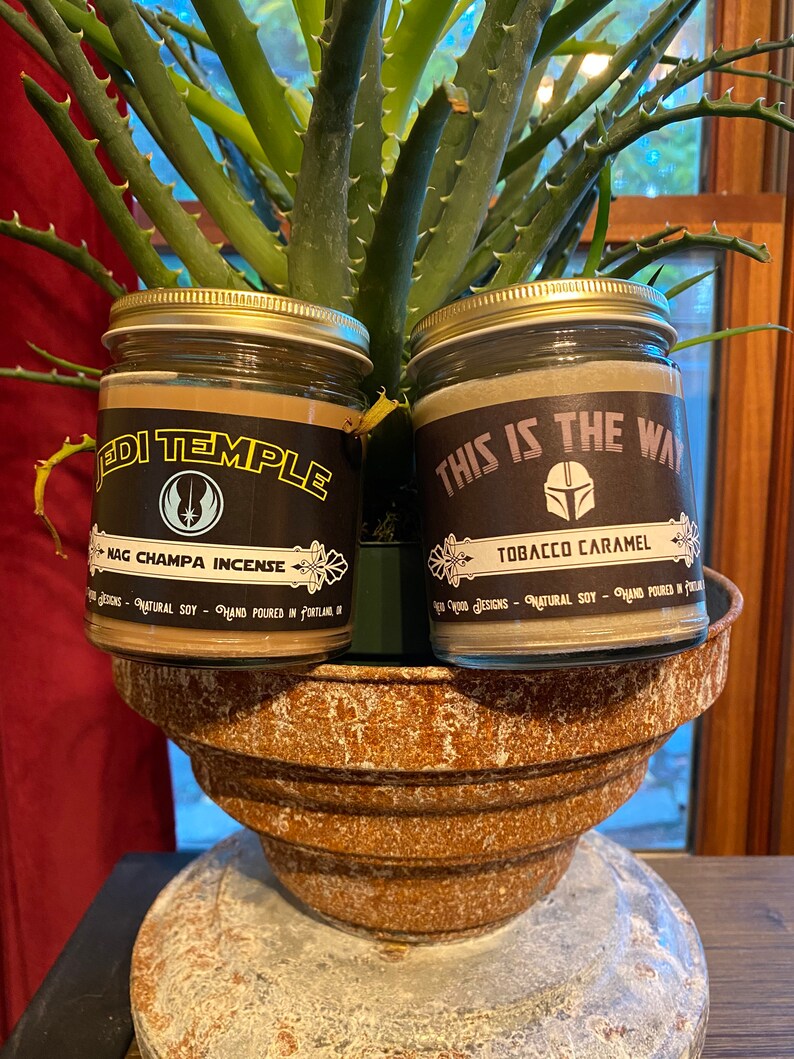 plus other fandoms. Lord of the Rings themed scented soy candle