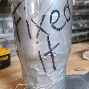 Duct Tape Tumbler, Epoxy Sealed Cup