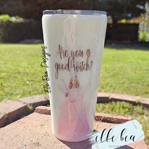 Good Witch, Bad Witch Tumbler, Epoxy Sealed Cup