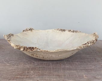 Oyster Entree Bowl - Pearl white