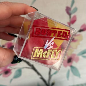 Concert Confetti Box - Gig Memories - Busted vs McFly - Five - Lewis Capaldi - Boyzone - Westlife - Any Artist!