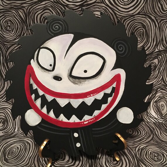 Scary Teddy from Nightmare Before Christmas on a real Circular | Etsy