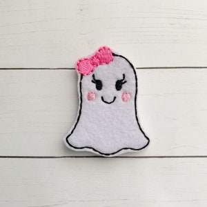 4 ghost with bow felties multiple sizes available
