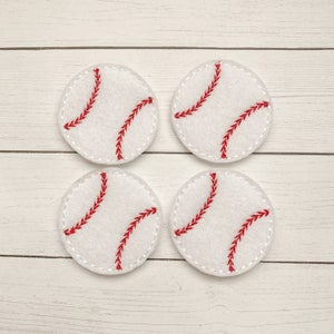 4 baseball felties