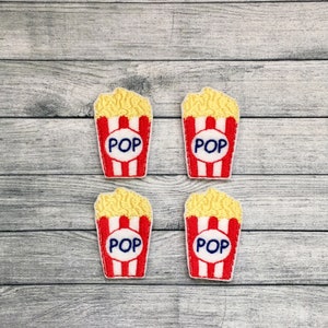 4 movie popcorn felties  multiple sizes available