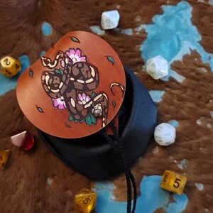 Ball Python Tattoo Dice Bags With Closure GLOWS in UV